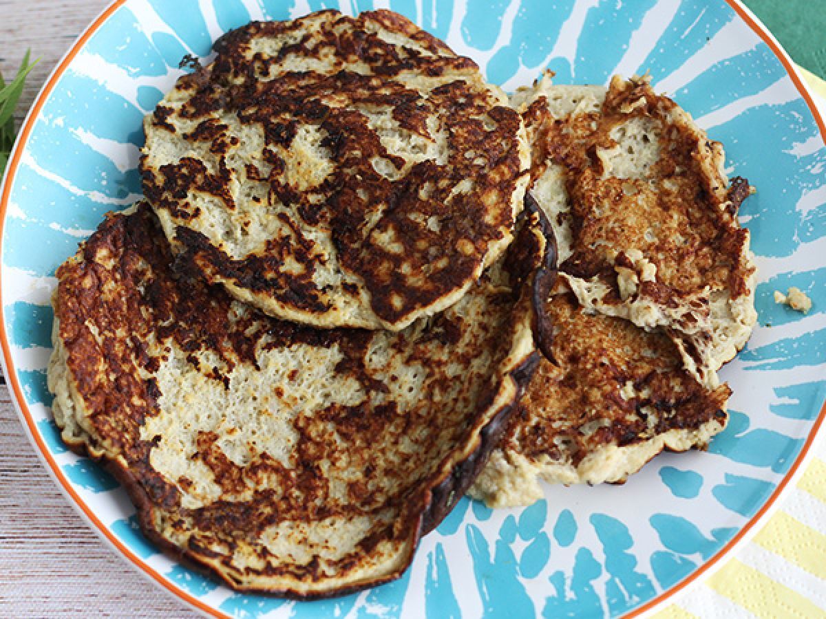 Snabba glutenfria pannkakor (bananer + ägg) - foto 2