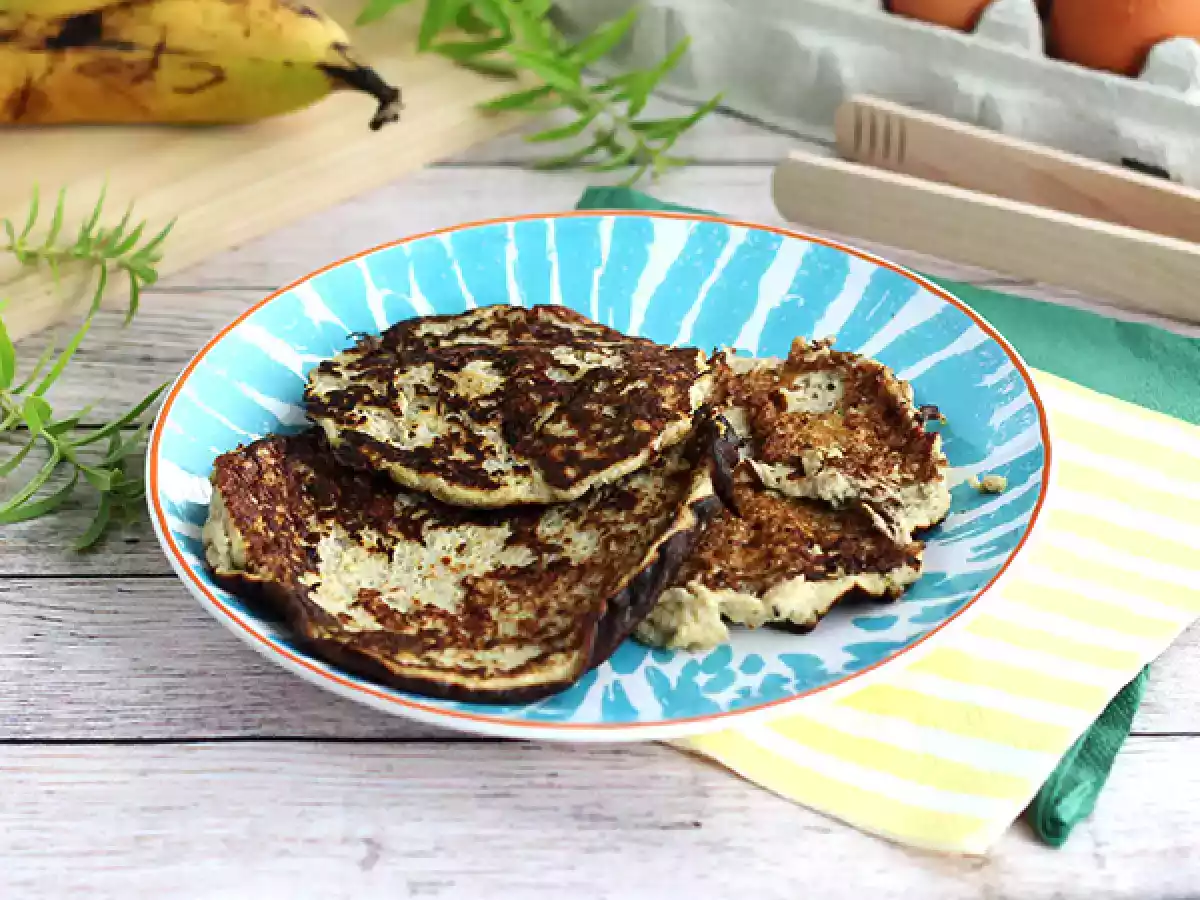 Snabba glutenfria pannkakor (bananer + ägg) - foto 3