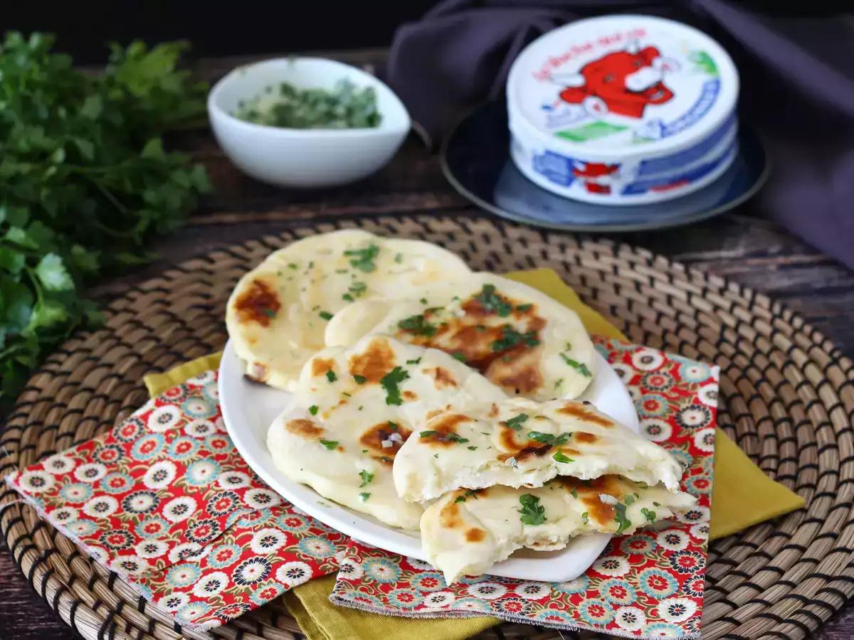 Snabba naanbröd med ost - foto 4