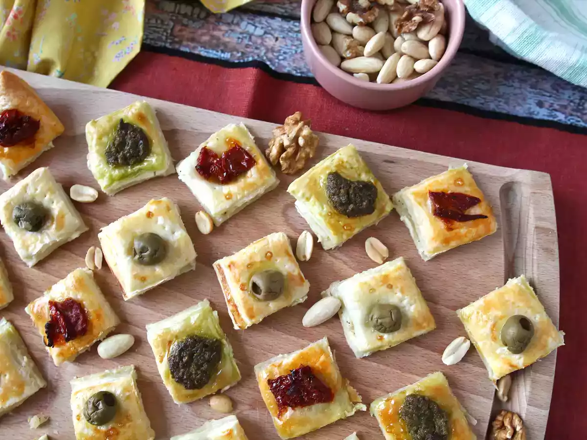 Snabba och enkla smördegsbitar för en lyckad aperitif!