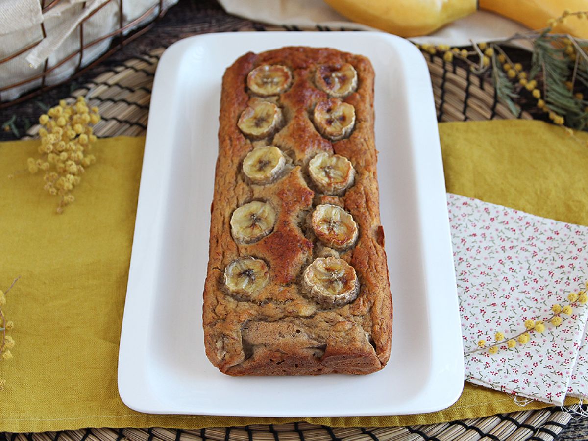 Sockerfri banankaka - Bananbröd