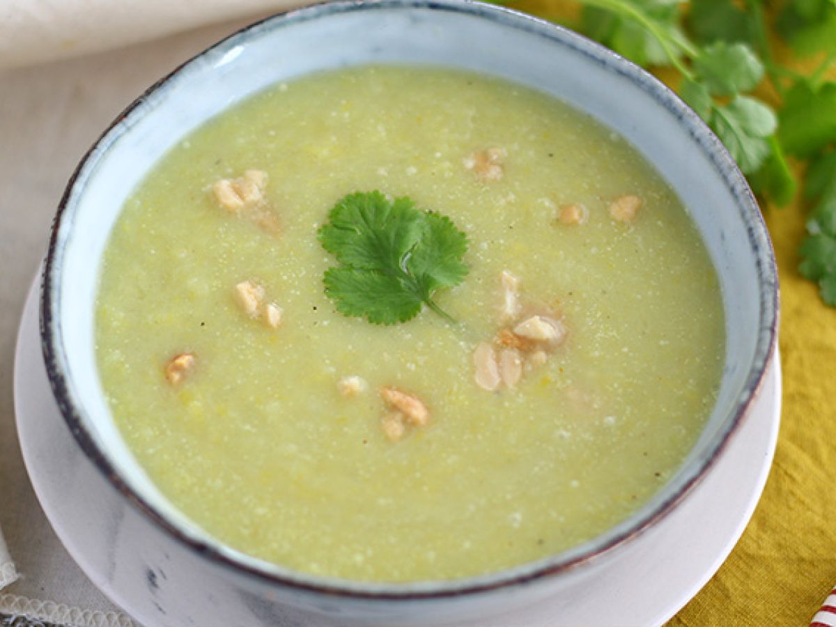 Soppa på purjolök, kokosmjölk och curry - foto 2