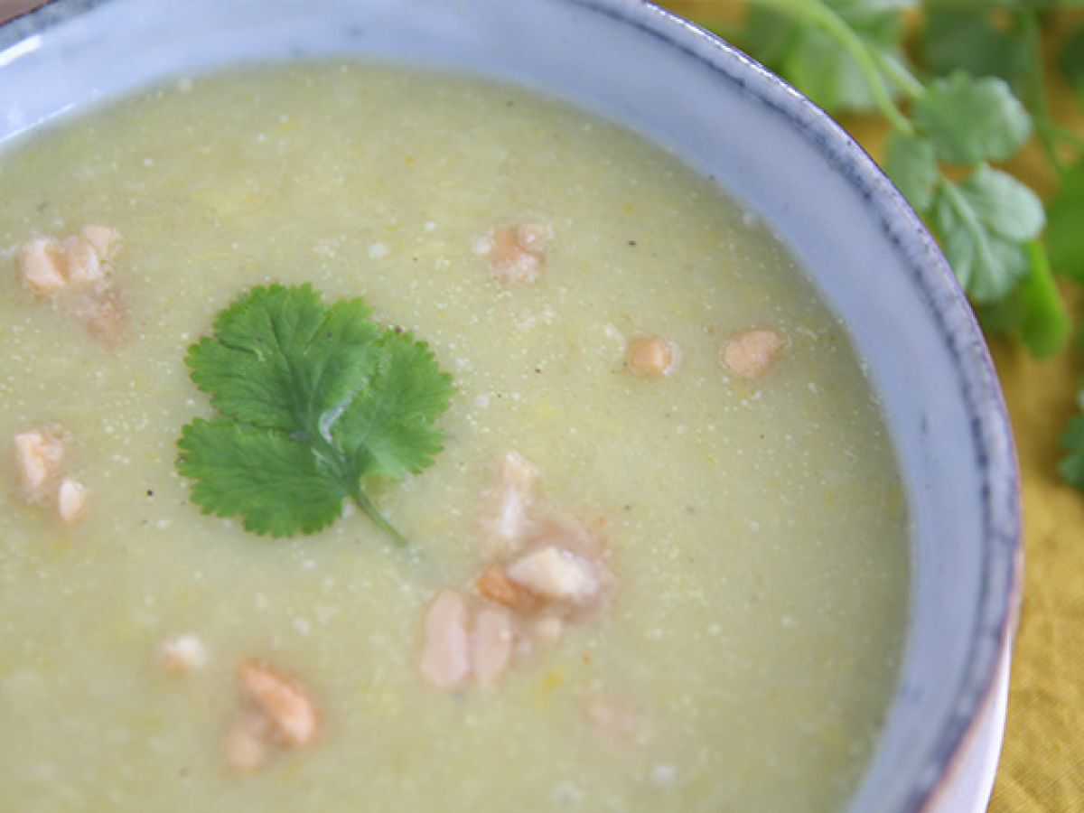 Soppa på purjolök, kokosmjölk och curry - foto 4