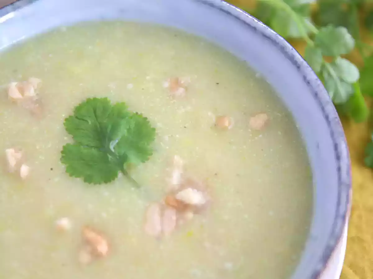 Soppa på purjolök, kokosmjölk och curry - foto 4