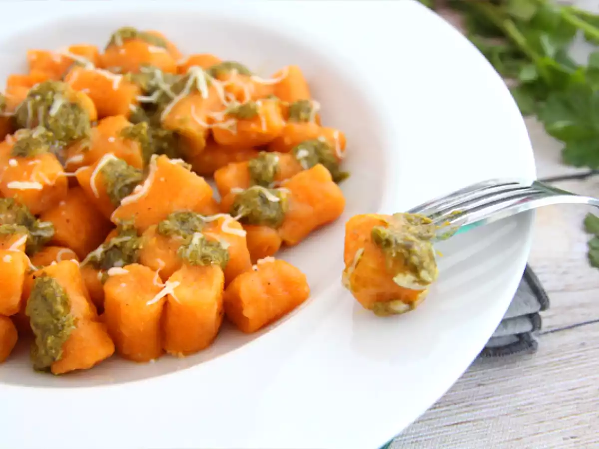 Sötpotatisgnocchi (enkel gnocchi)