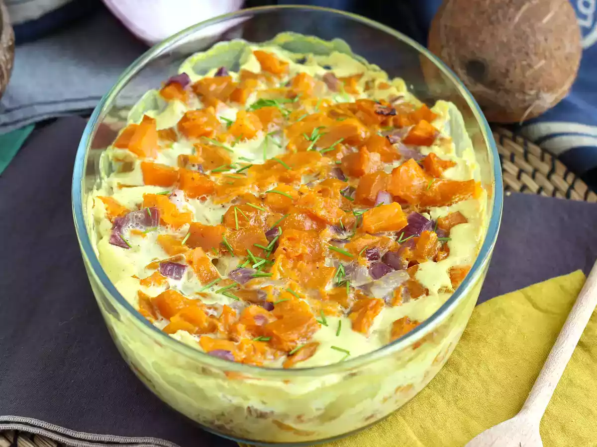 Sötpotatisgratäng med kokosmjölk och curry - foto 2