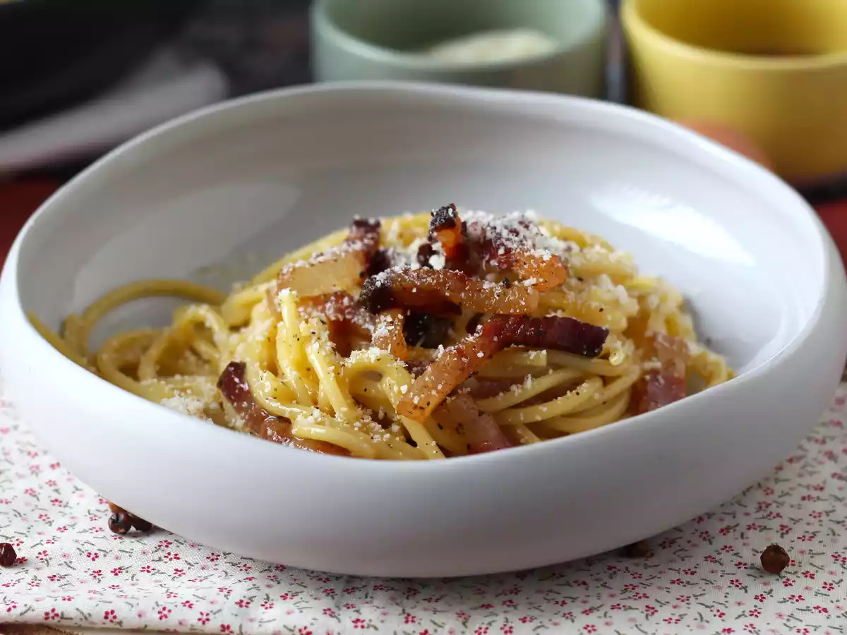 Spaghetti alla carbonara, det äkta italienska receptet!
