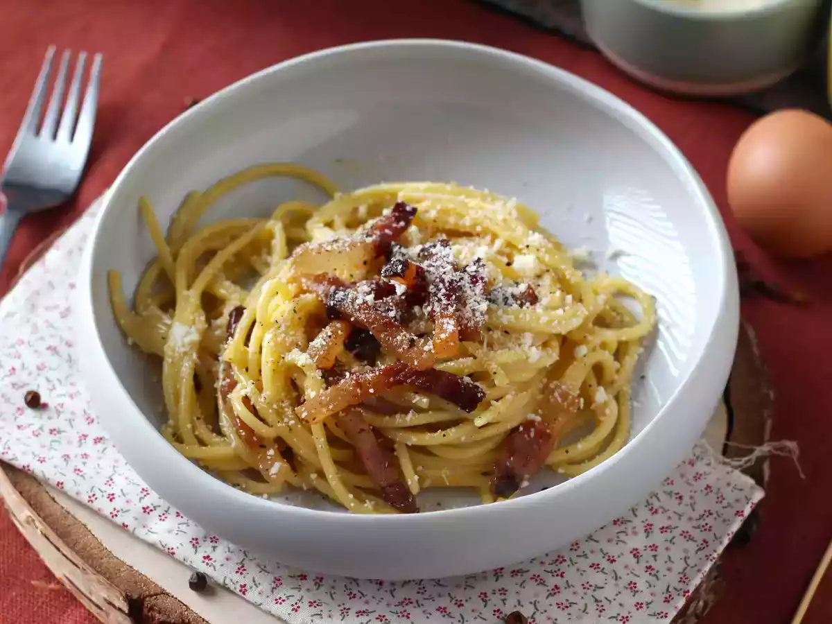 Spaghetti alla carbonara, det äkta italienska receptet! - foto 3