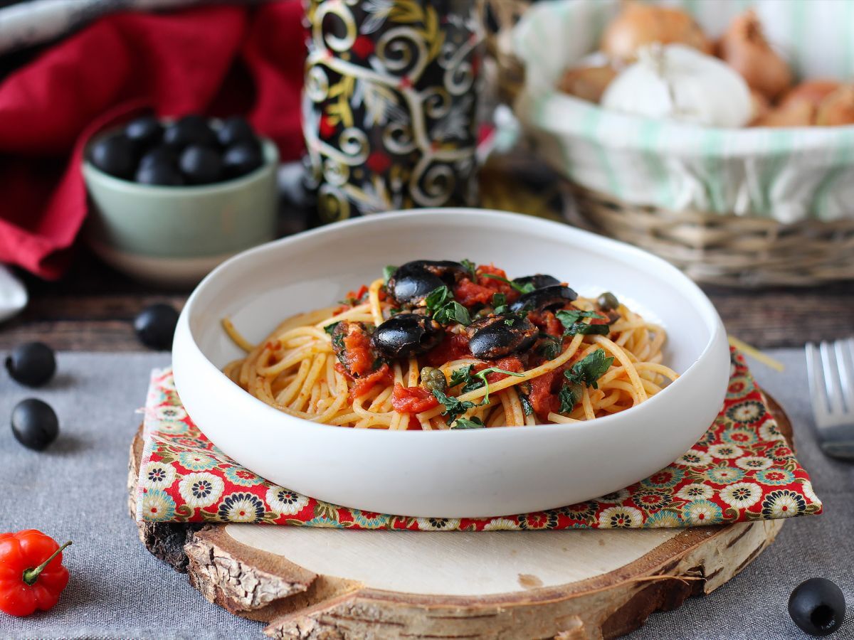 Spaghetti alla puttanesca, en snabb och välsmakande rätt