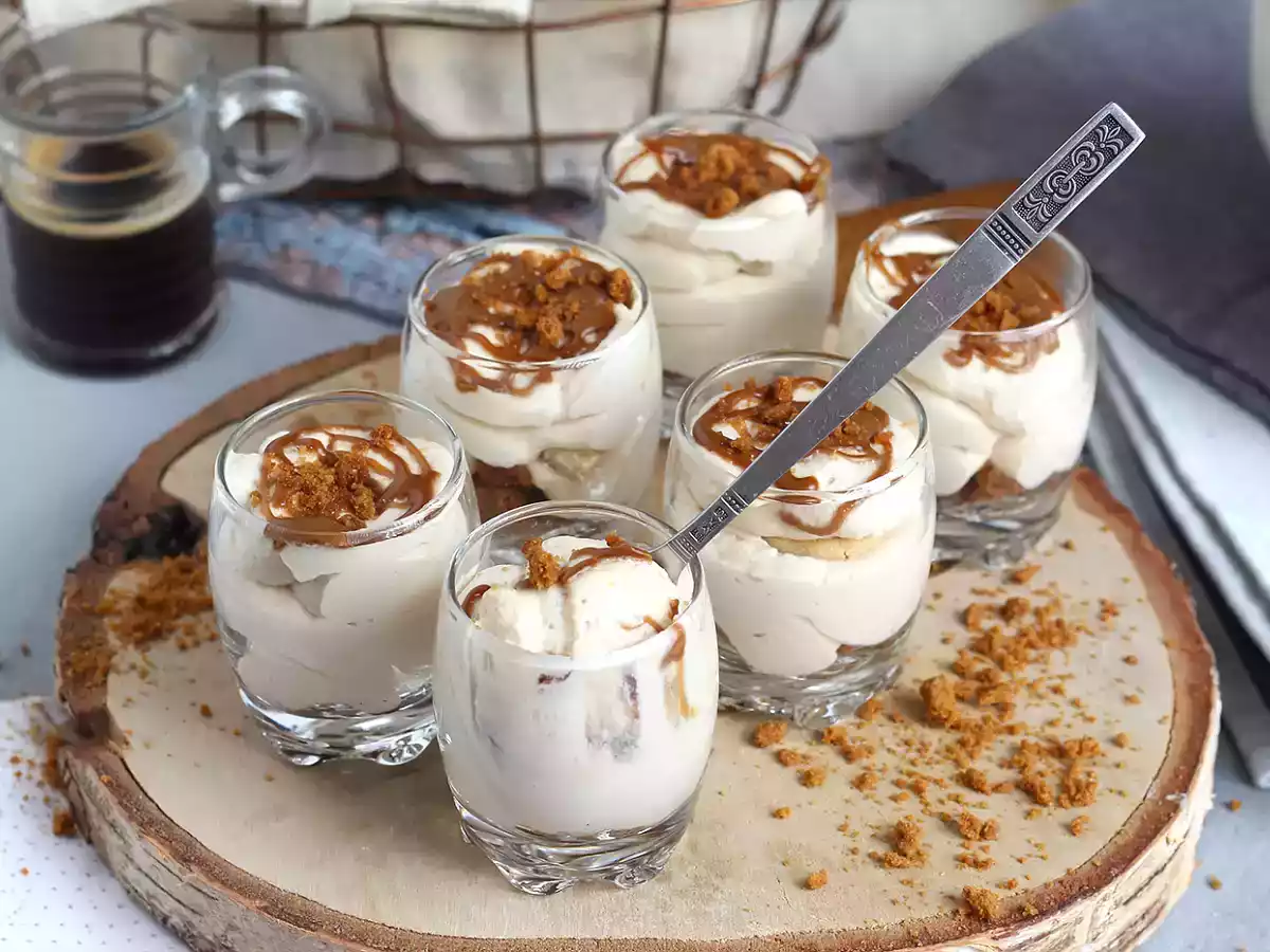 Speculoos mousse i glas