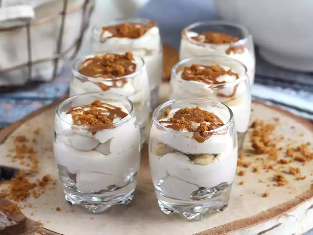 Speculoos mousse i glas - foto 3