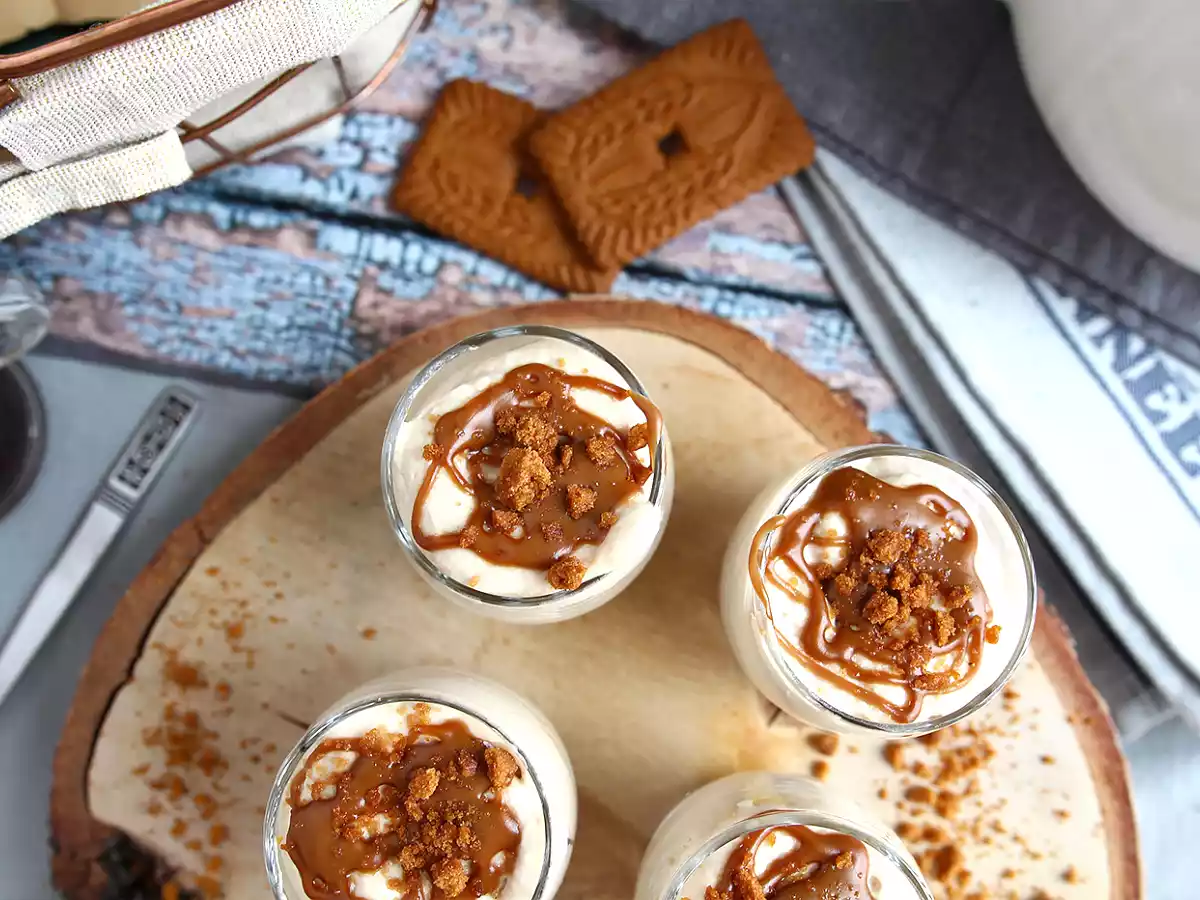 Speculoos mousse i glas - foto 4