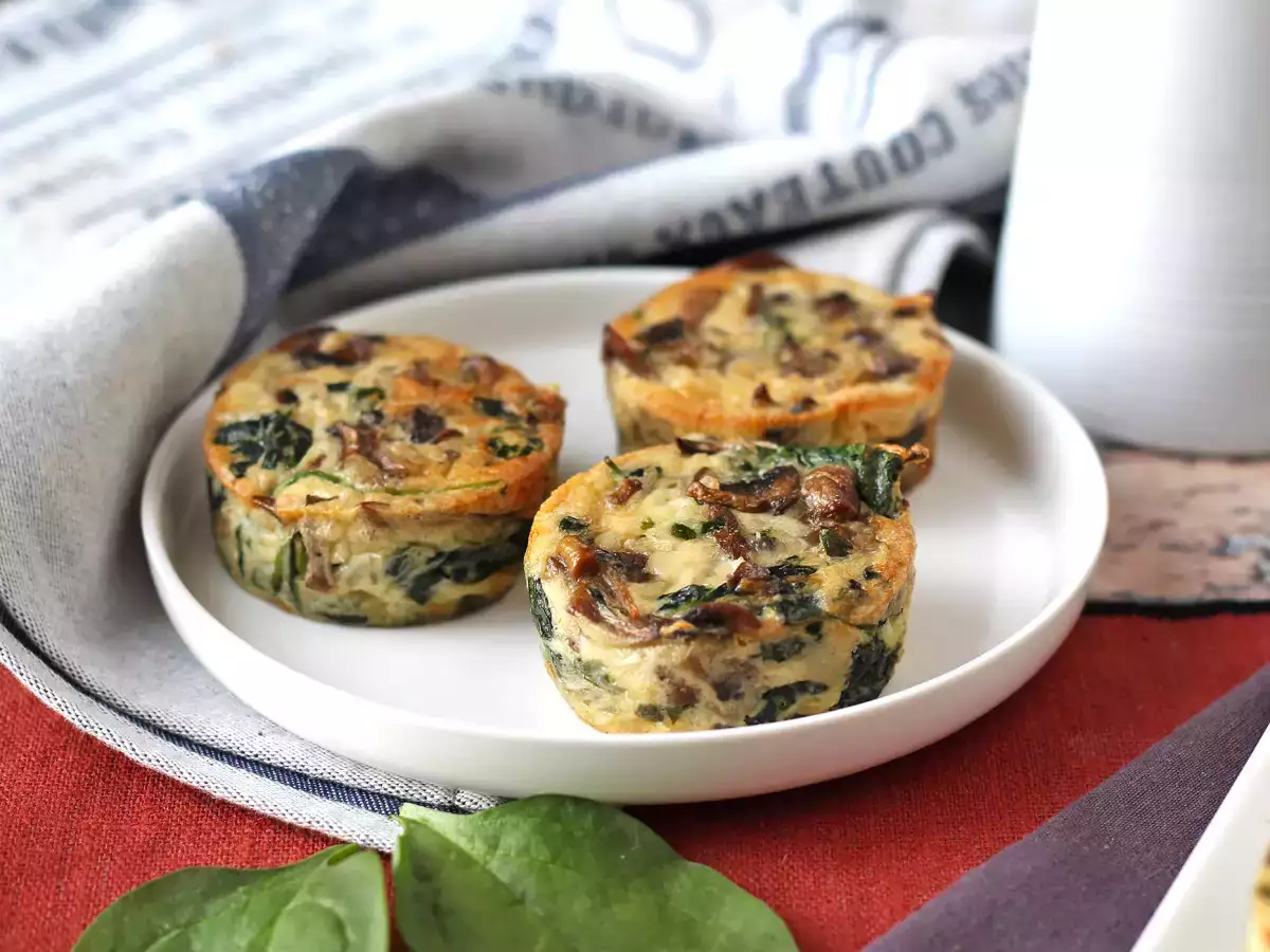 Spenat- och champinjonpannkakor - foto 4