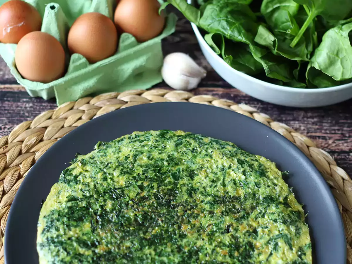 Spenatfrittata – en enkel och god vegetarisk huvudrätt - foto 2