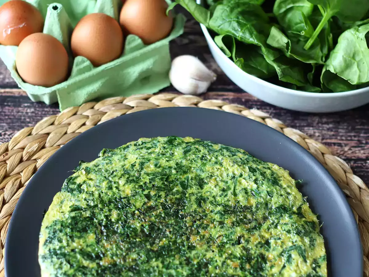 Spenatomelett, den enkla och goda vegetariska rätten - foto 2