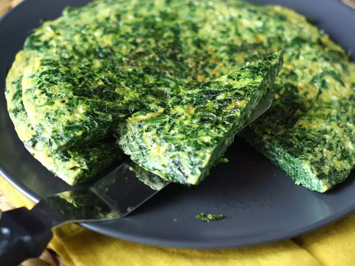 Spenatomelett, den enkla och goda vegetariska rätten - foto 4