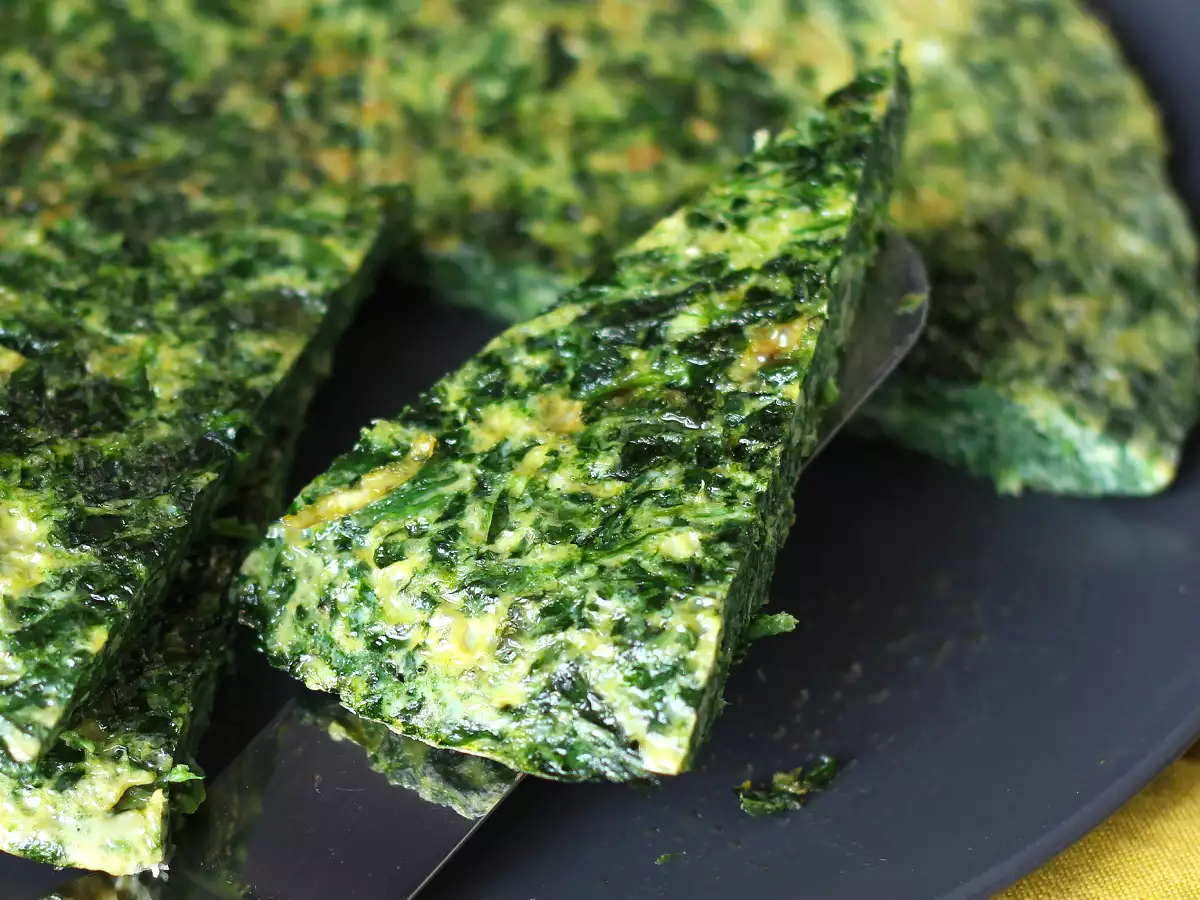 Spenatomelett, den enkla och goda vegetariska rätten - foto 5