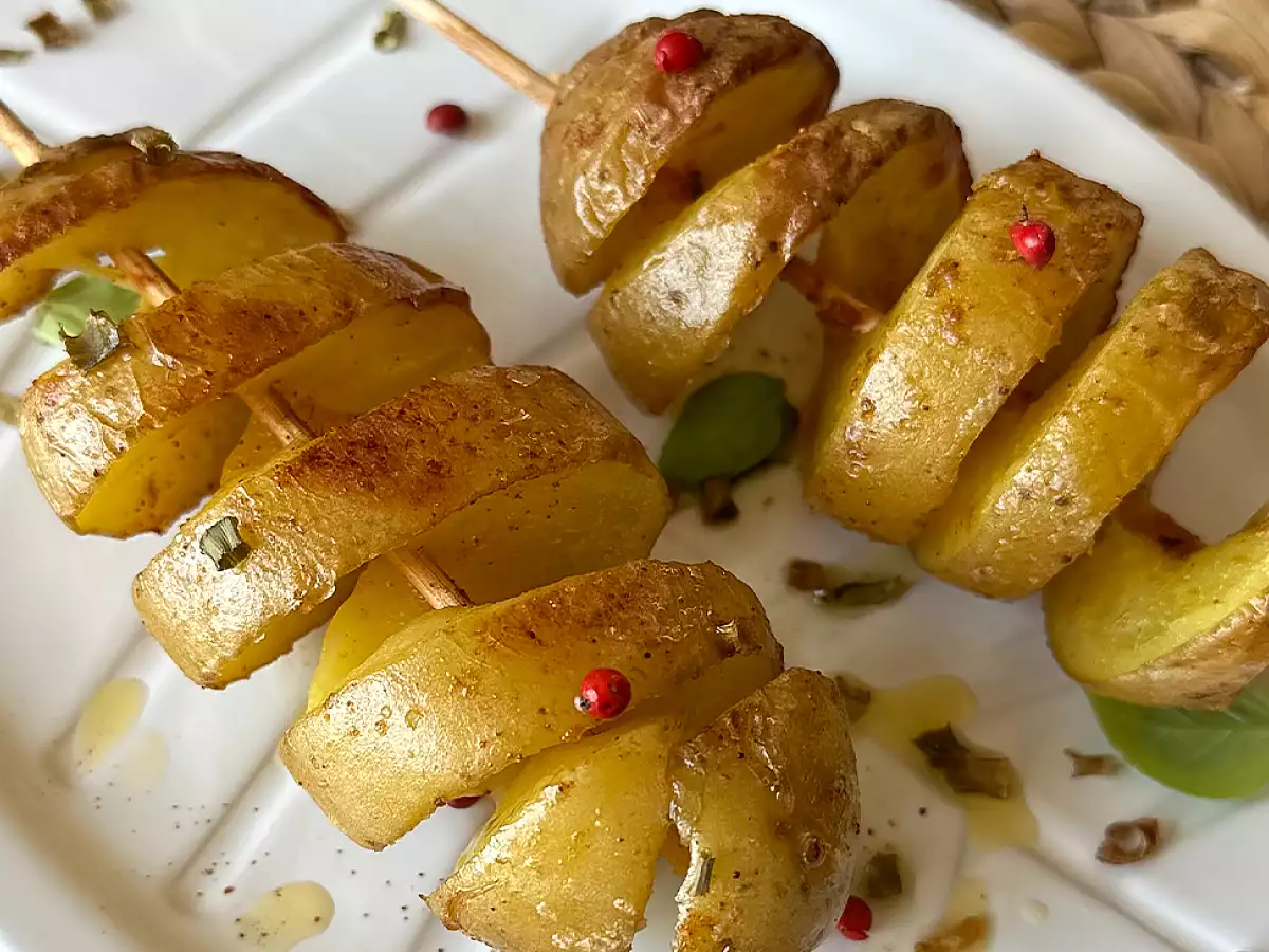 Spiralpotatis på spett – den enkla metoden utan maskin - foto 3