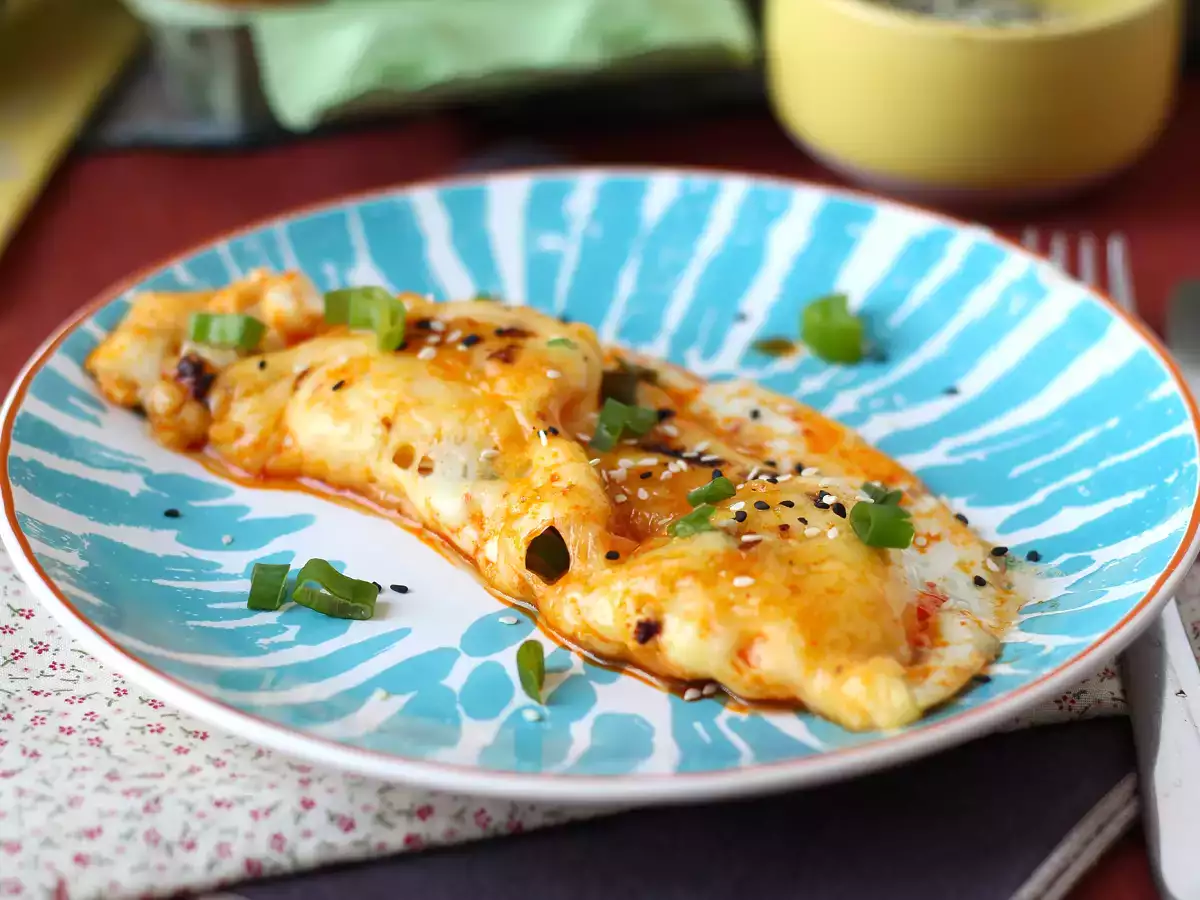 Stekta ägg med honung och mozzarella, den söta, salta och kryddiga expressfrukosten! - foto 3