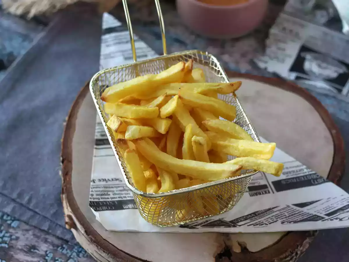 Superkrispiga frysta pommes frites i Air Fryer! - foto 2
