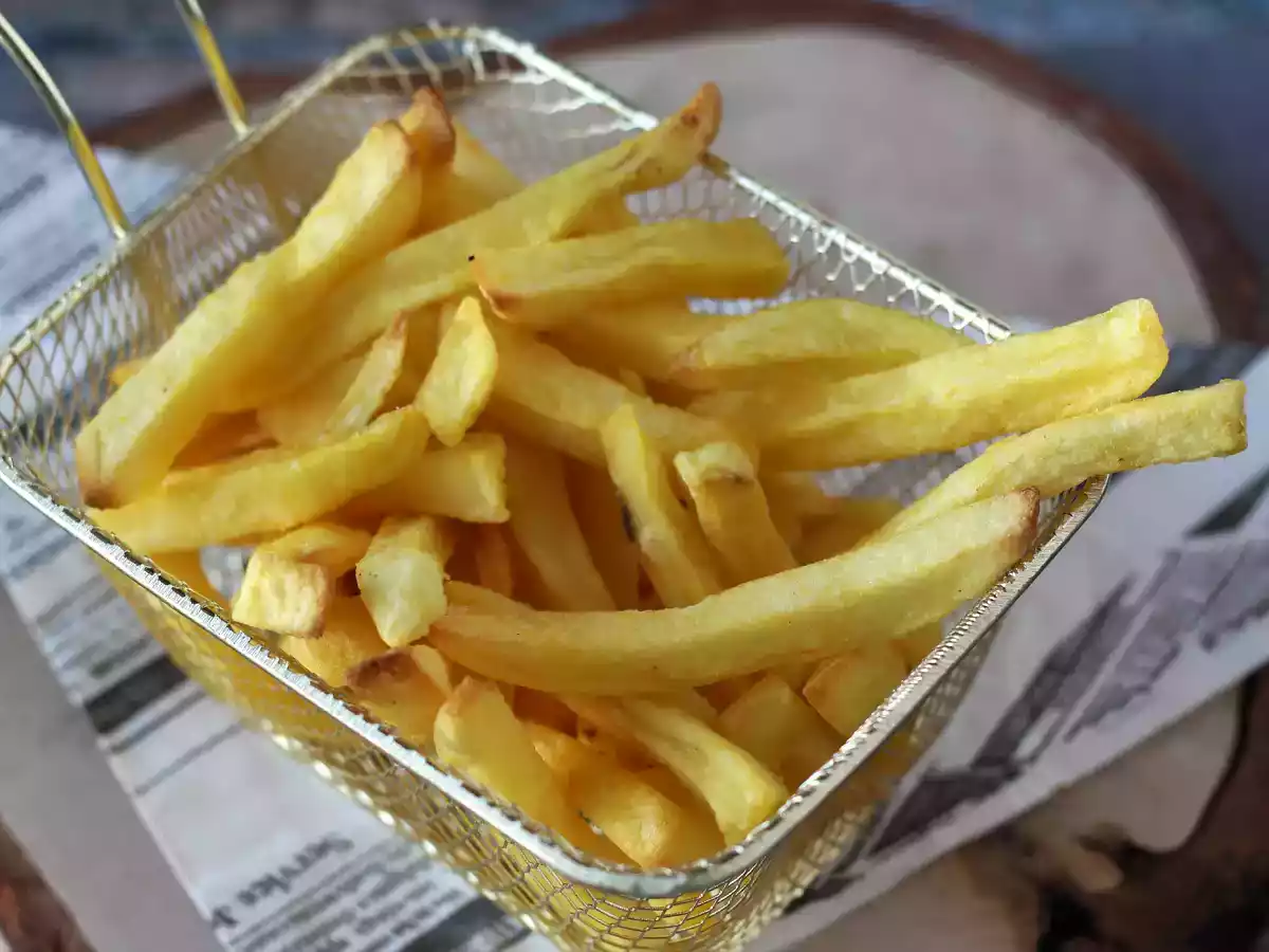 Superkrispiga frysta pommes frites i Air Fryer! - foto 3