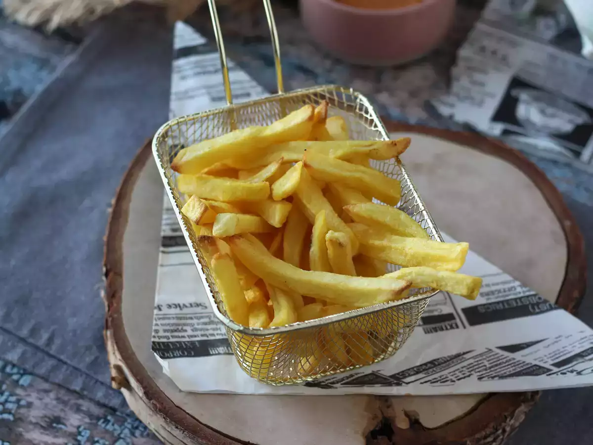 Superkrispiga frysta pommes frites i airfryer! - foto 2