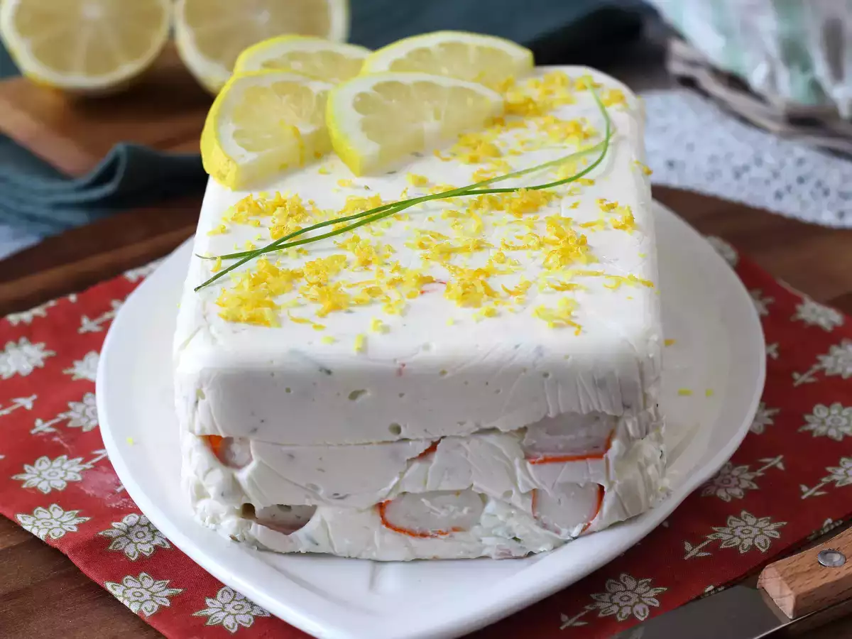 Surimi-terrin utan tillagning: en enkel kall förrätt som passar perfekt till sommaren - foto 6