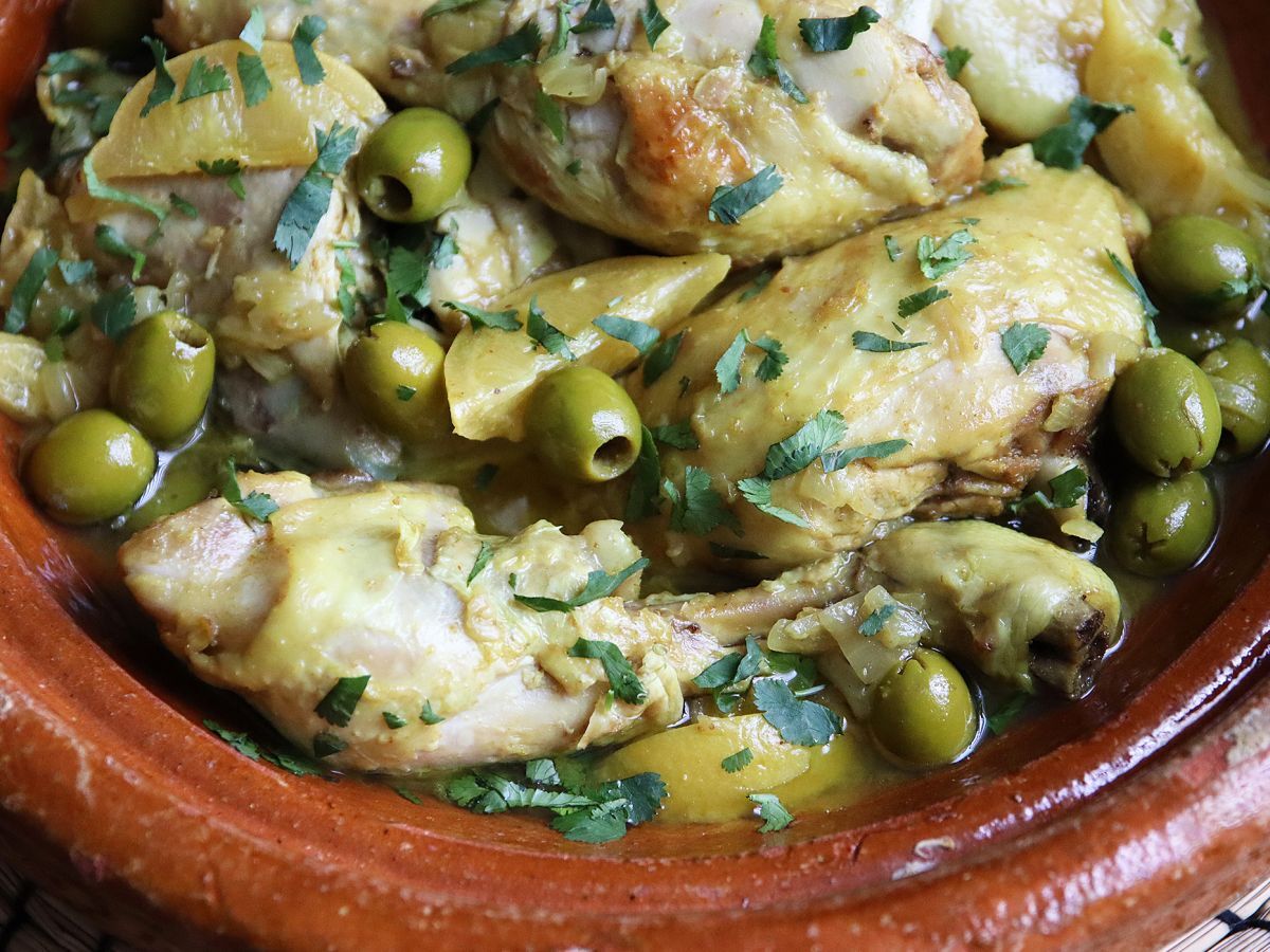 Tagine med kyckling, citron och oliver (superlätt att göra!) - foto 2