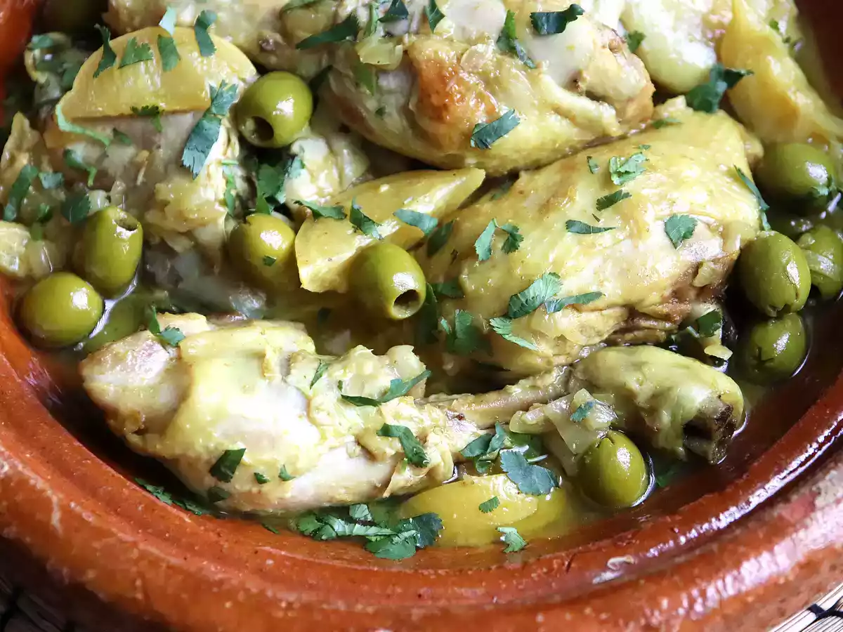 Tagine med kyckling, citron och oliver (superlätt att göra!) - foto 2