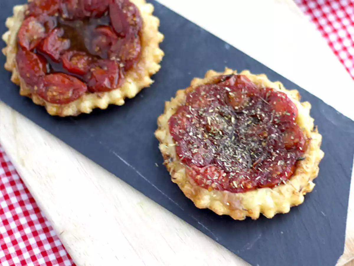 Tårta med körsbärstomater Tatin - foto 2