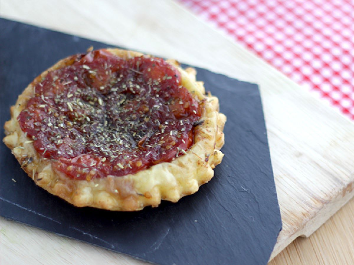Tårta med körsbärstomater Tatin - foto 3