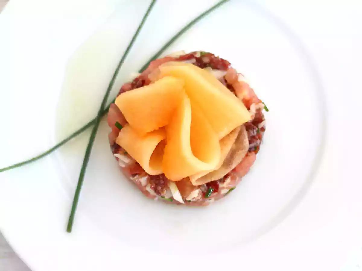 Tartare av skinka, melon och tomat - foto 2