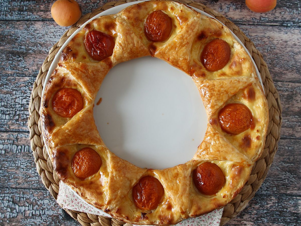 Tarte oranaise - Smördeg, vaniljsås och aprikoser - foto 5