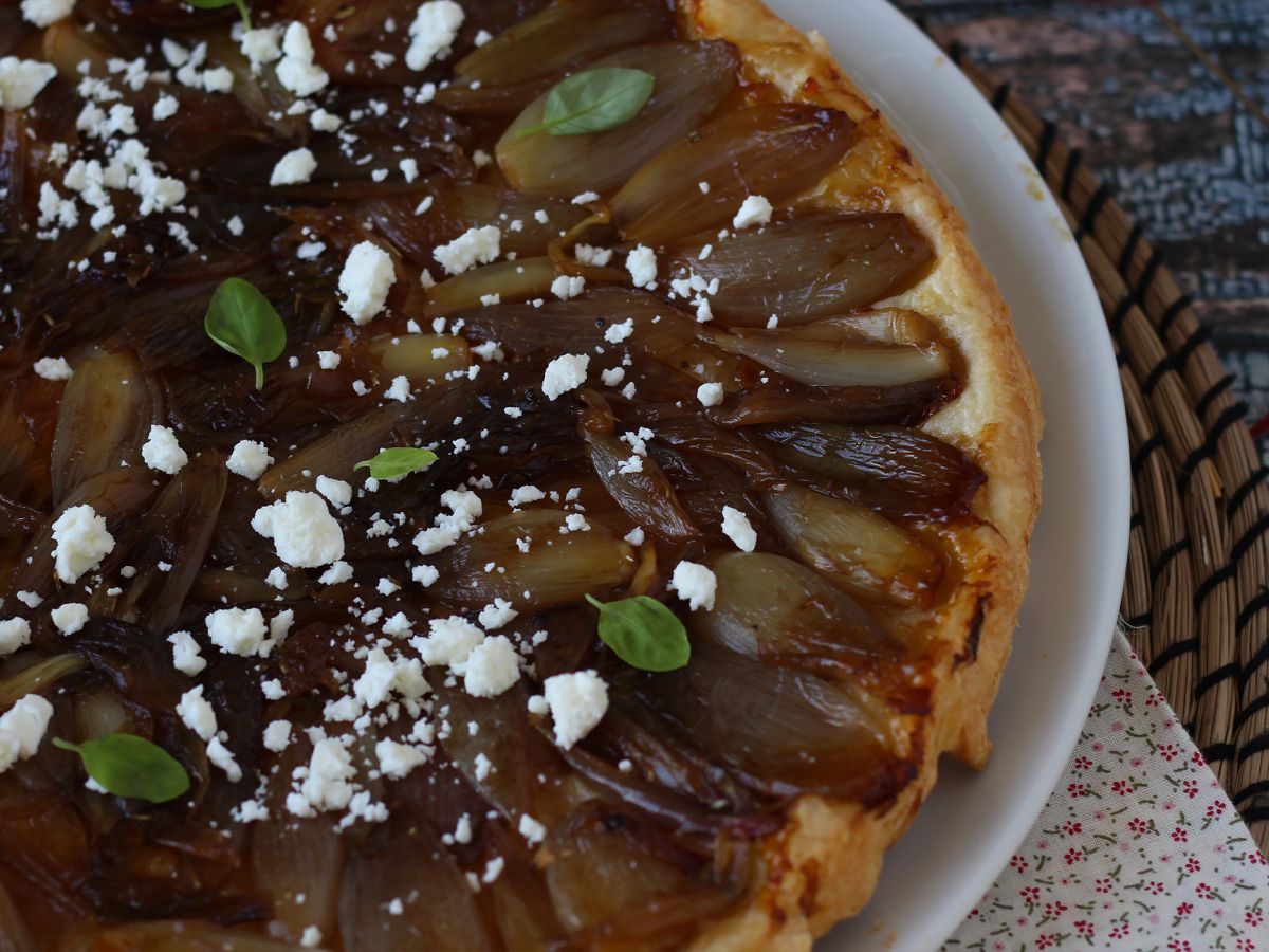 Tarte tatin med schalottenlök och fetaost, den oemotståndliga salta varianten! - foto 4