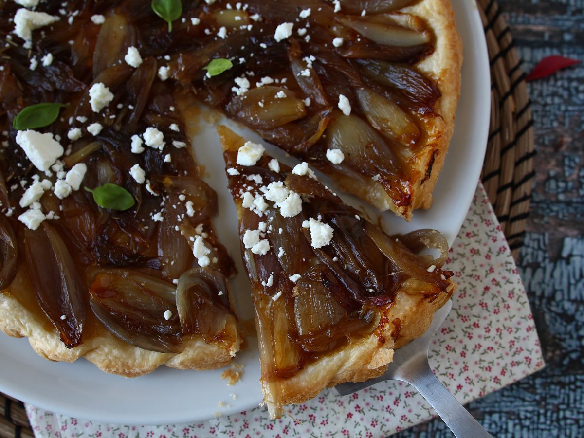 Tarte tatin med schalottenlök och fetaost, den oemotståndliga salta varianten! - foto 5