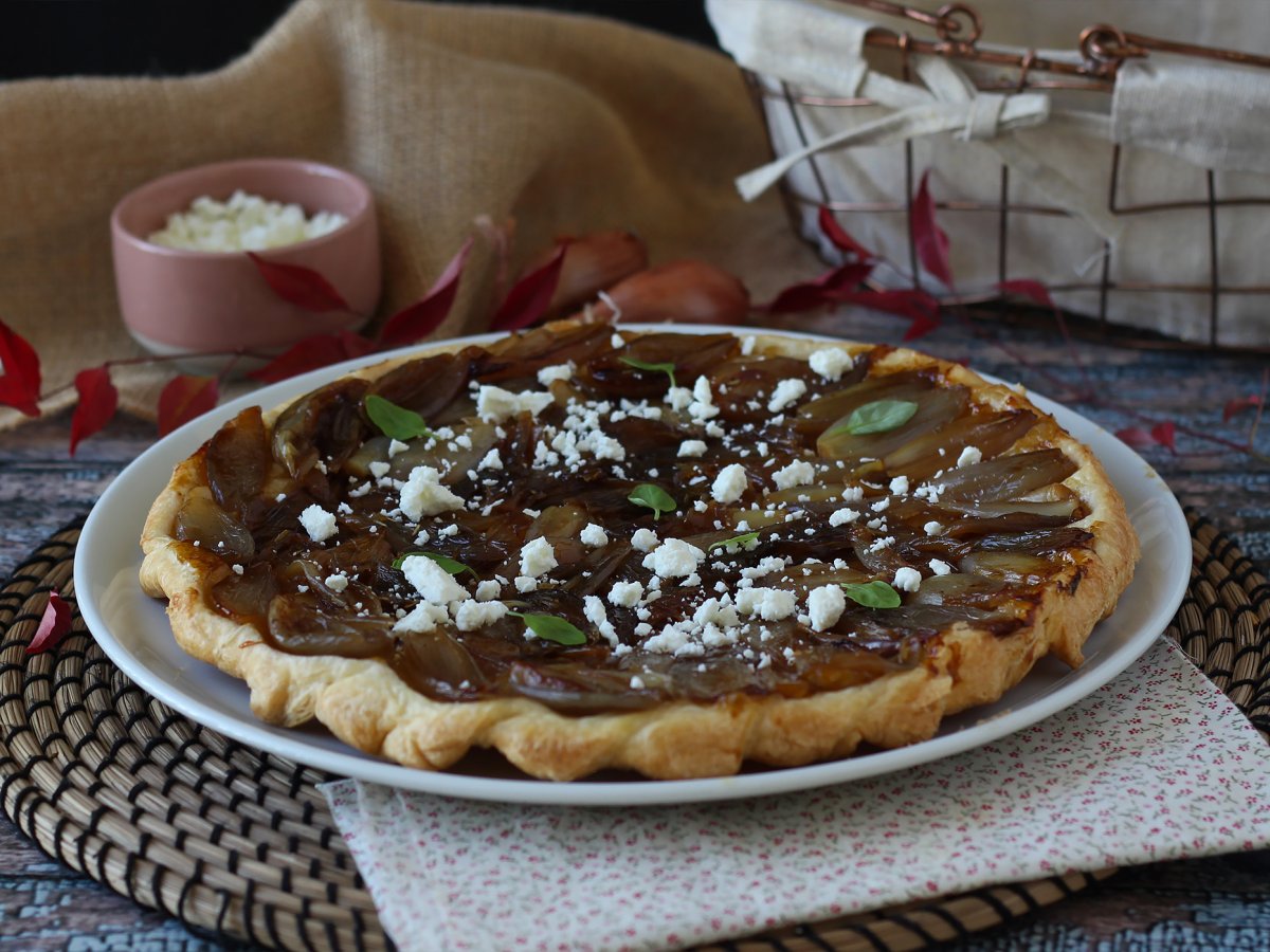 Tarte tatin med schalottenlök och fetaost, den oemotståndliga salta varianten! - foto 6