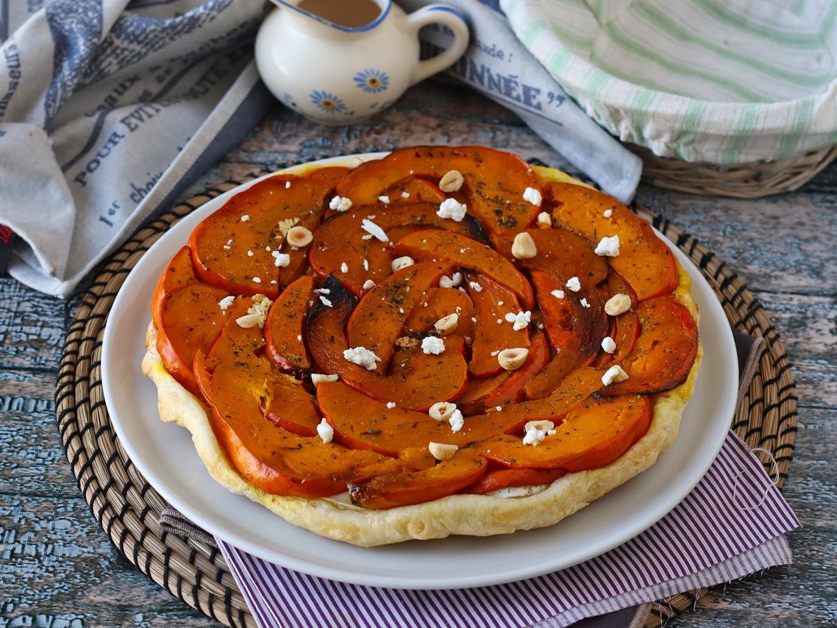 Tatin av pumpa med getost och honung - foto 2