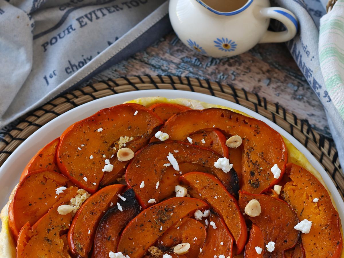 Tatin av pumpa med getost och honung - foto 7