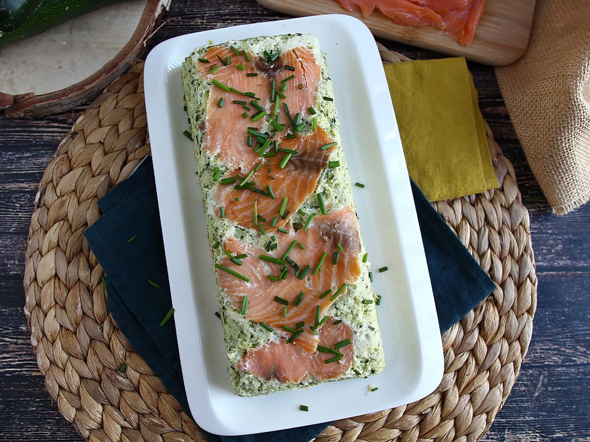 Terrin av zucchini och rökt lax - foto 2