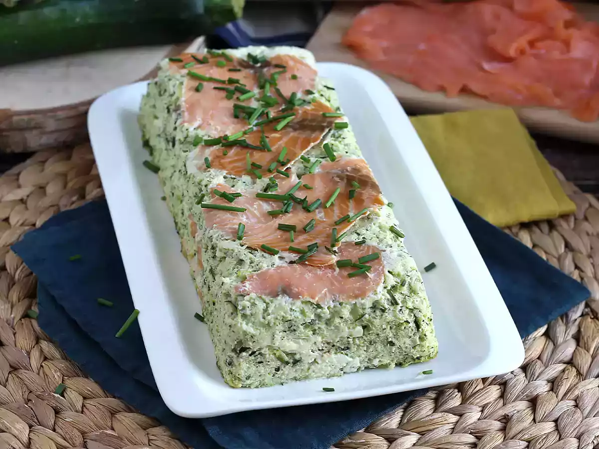 Terrin av zucchini och rökt lax - foto 5