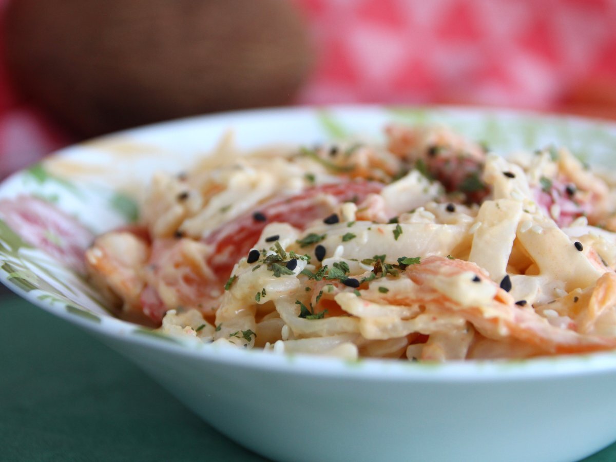 Thai Pasta (kokosnötsnudlar med räkor och grönsaker) - foto 2