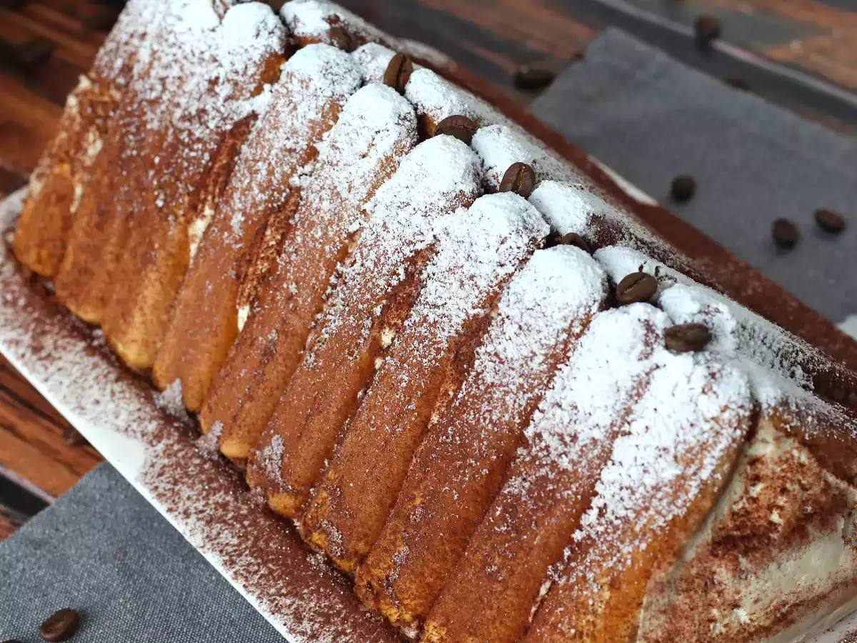 Tiramisu-formad stock utan form för kaffeälskare - foto 3