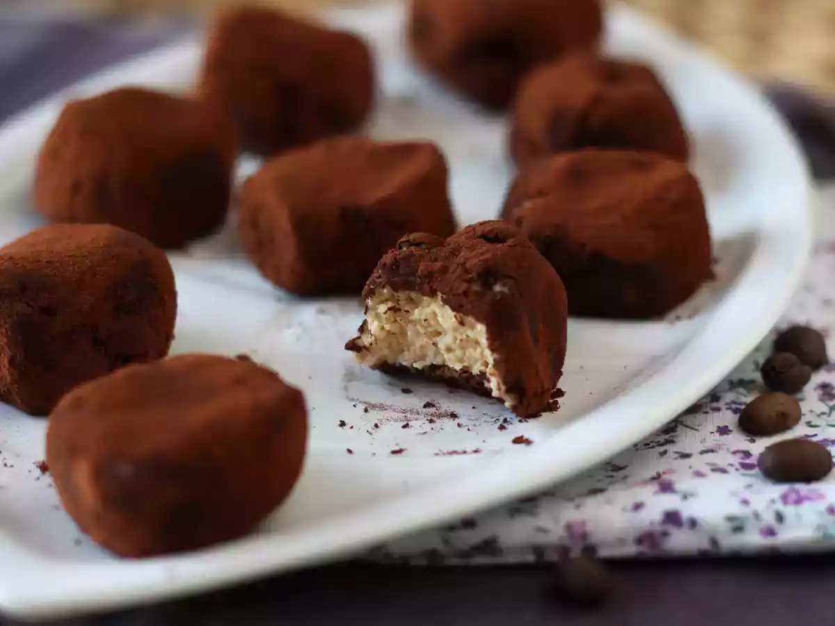 Tiramisu-liknande rochers, den perfekta italienska desserten i miniportioner som passar till ditt kaffe! - foto 4