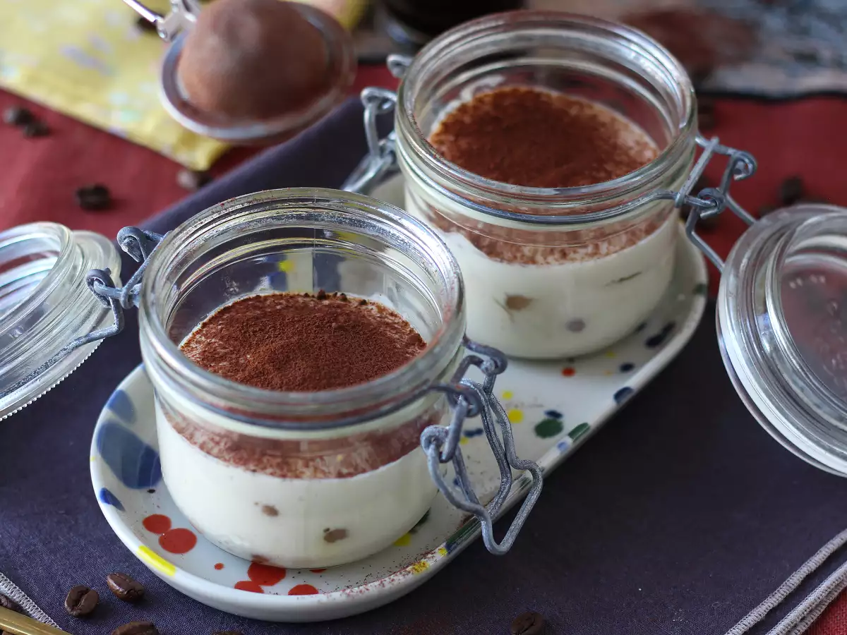 Tiramisu med silkeslen tofu, utan mascarpone och utan ägg - foto 2