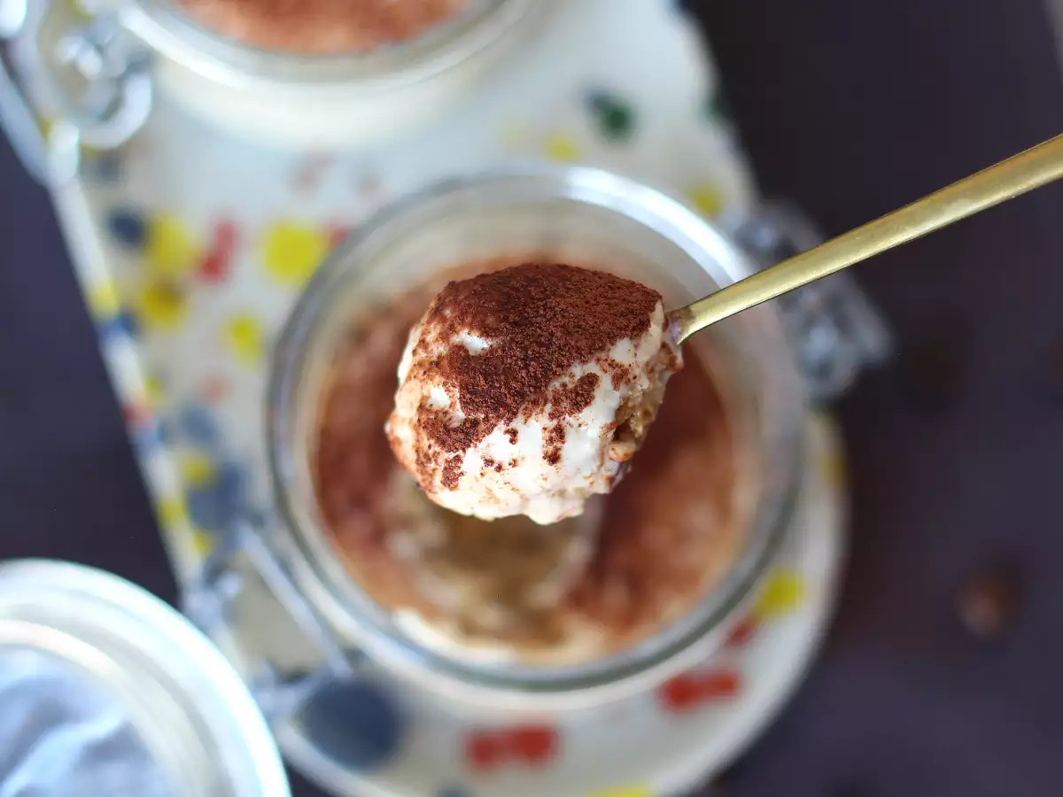 Tiramisu med silkeslen tofu, utan mascarpone och utan ägg - foto 5