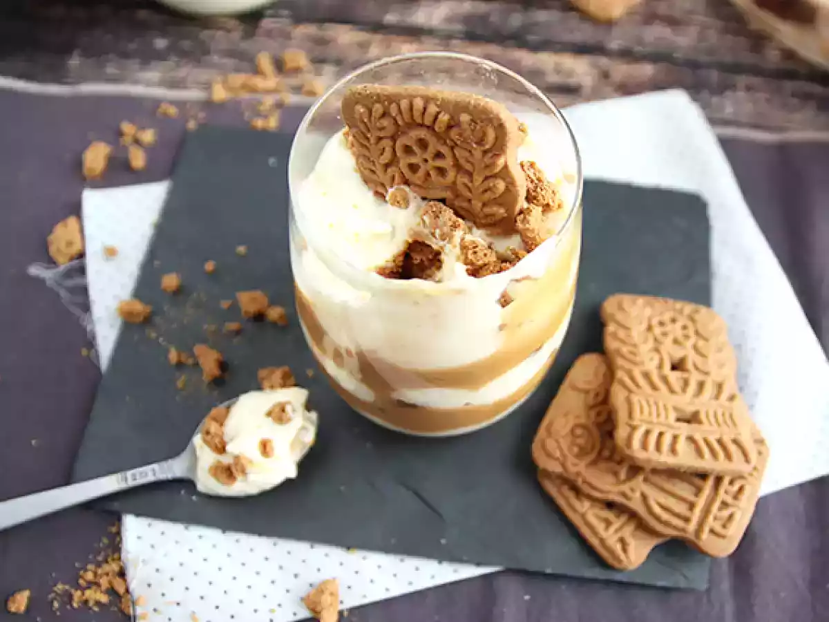 Tiramisu med speculoos och saltad smörkola - foto 4