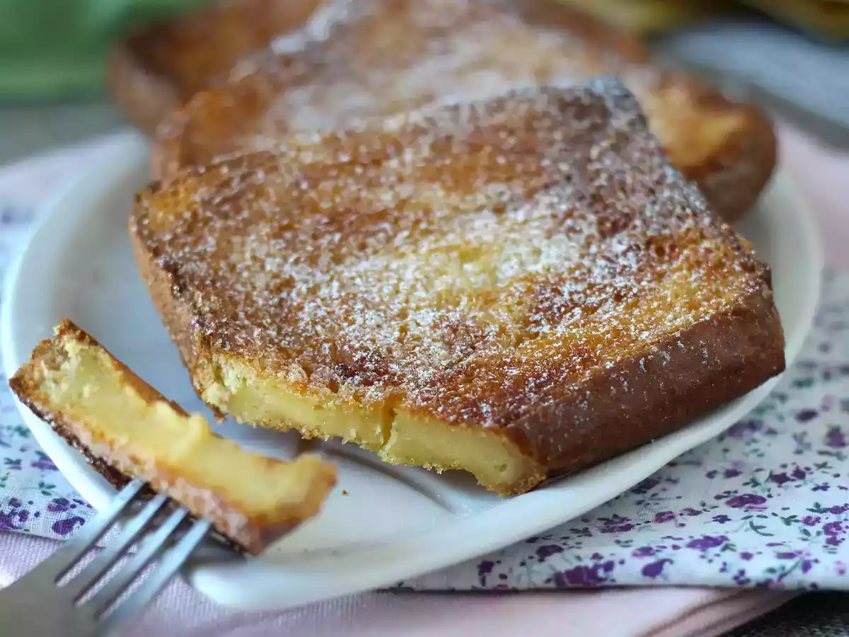 Torrijas i fritös med briochebröd, en tradition utan komplikationer