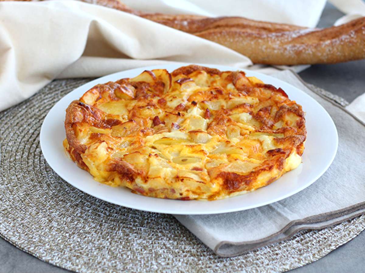 Tortilla med racletteost