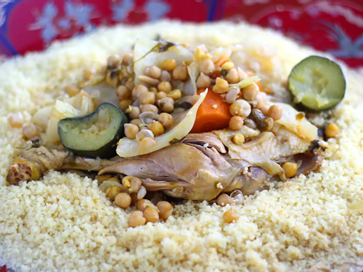 Traditionell marockansk couscous med kyckling - foto 2
