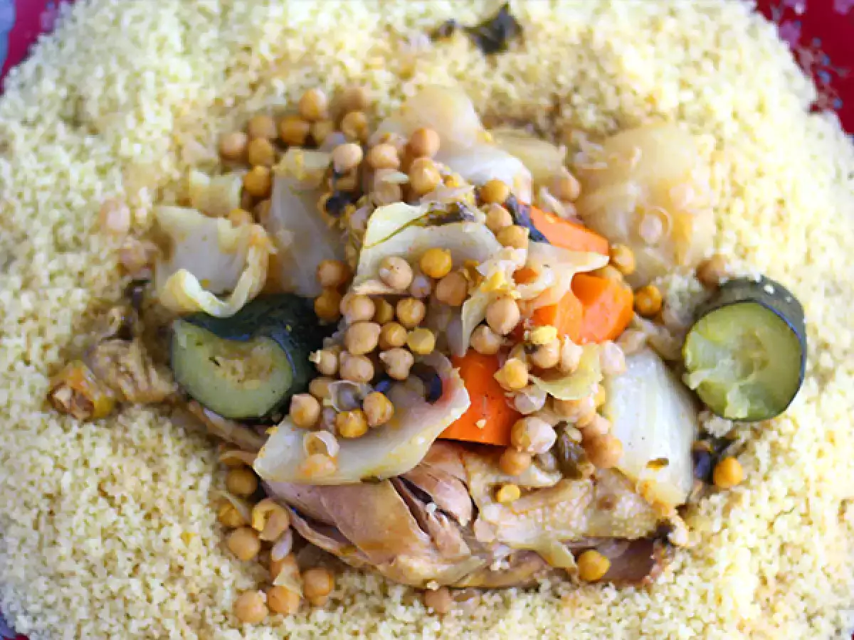 Traditionell marockansk couscous med kyckling - foto 3
